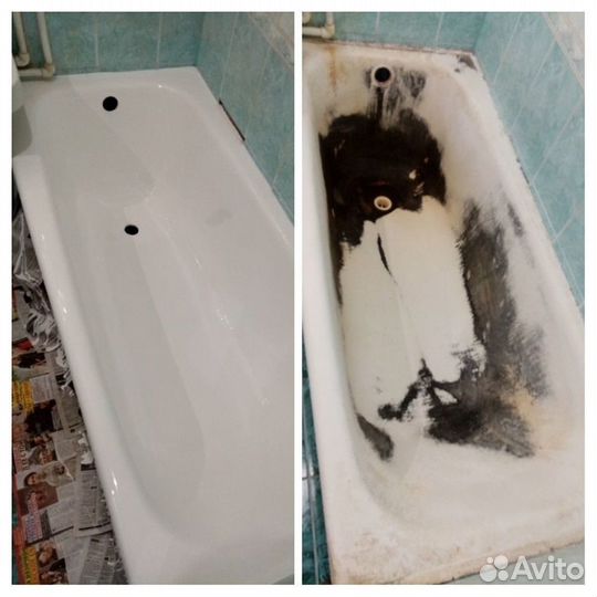 Реставрация ванн жидким акрилом Навашино