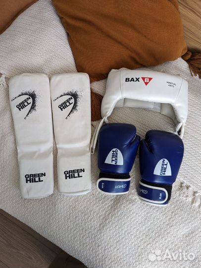 Боксерские перчатки детские green hill