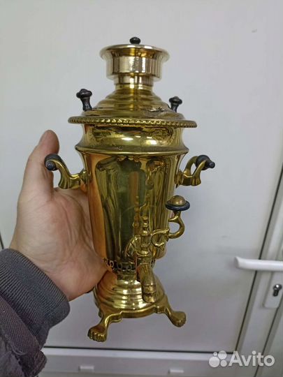 Самовар Мини.винтаж.латунь.коллекция