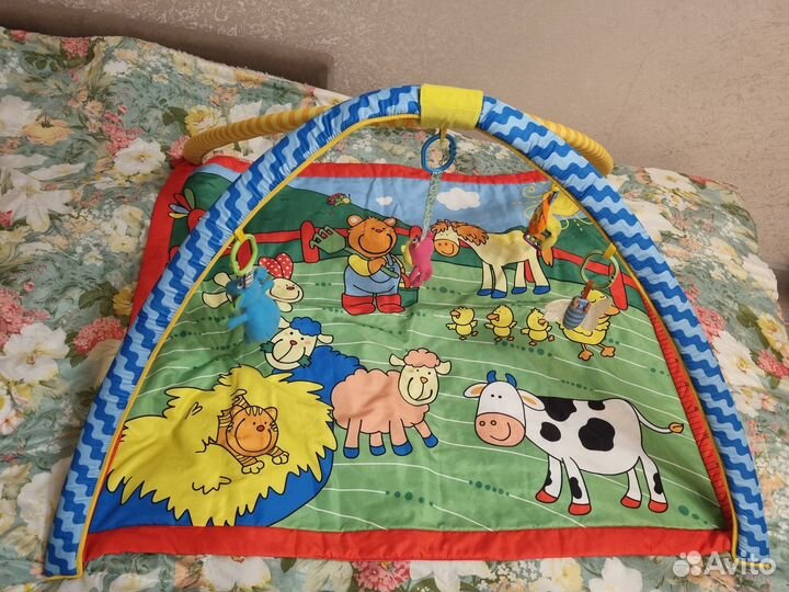 Развивающий детский игровой коврик Edu-petit