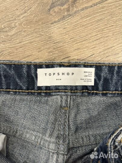 Джинсы topshop mom 42