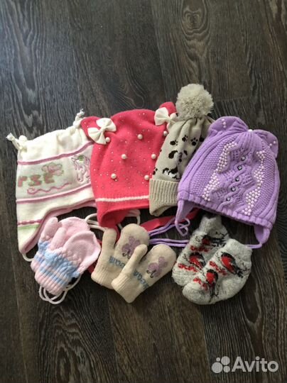 Детские шапочки для девочек