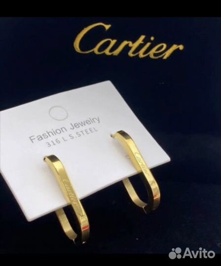 Серьги Cartier