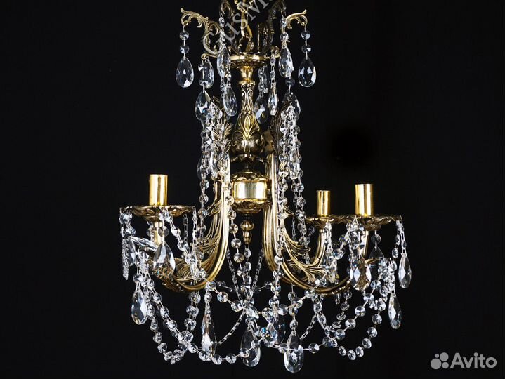 Бронзовая люстра 