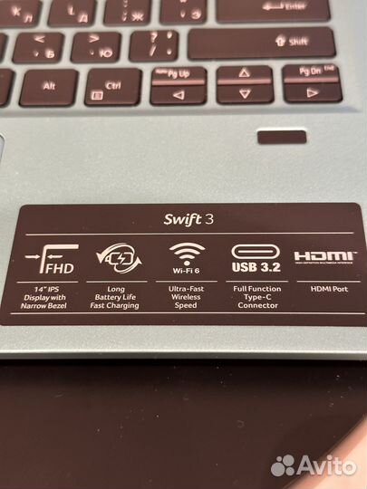 Ноутбук Acer swift 3