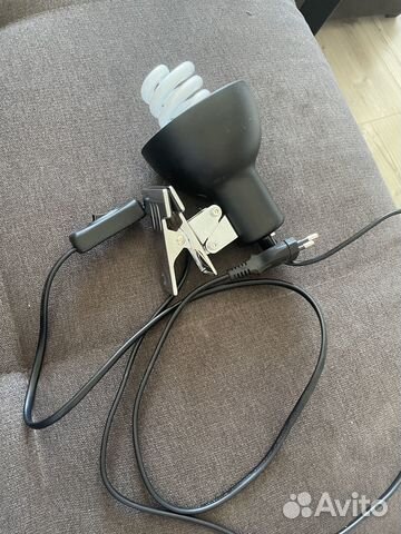 Лампа для сухопутных черепах и держатель