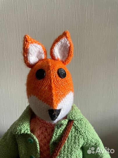 Лисичка Шарлотта мягкая игрушка ручной работы