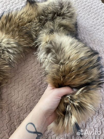 Меховой воротник песец