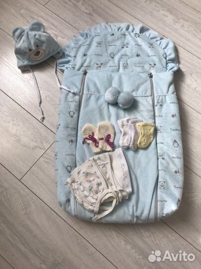 Конверт на выписку, пакет детской одежды