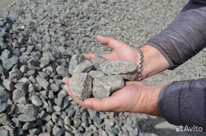 Щебень в мешках