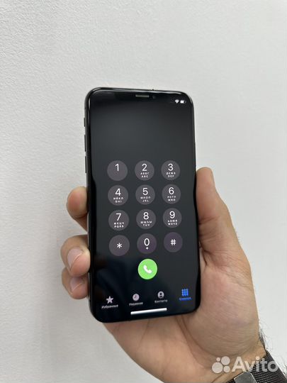 Дисплей на iPhone X ориг с дефектом