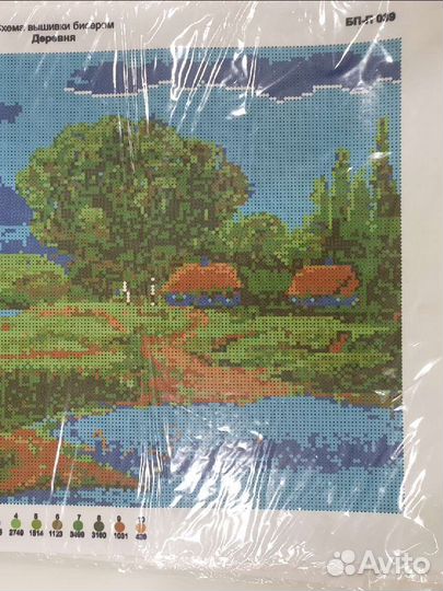 Схема для вышивки бисером и мулине