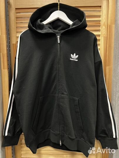 Зип худи Adidas x balenciaga как у kai angel