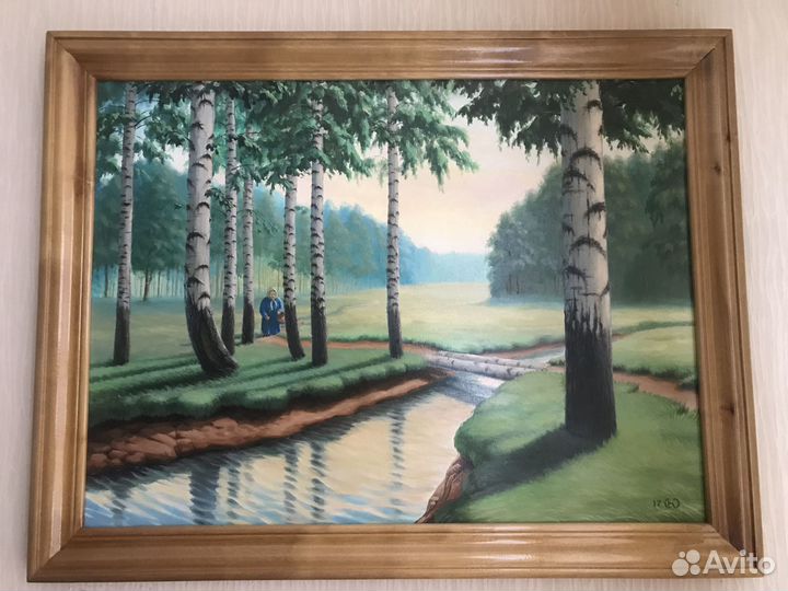 Картина маслом на холсте большая