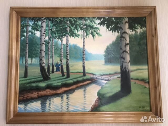 Картина маслом на холсте большая