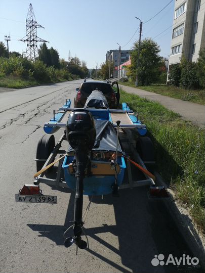 Парусно-гребной тримаран 