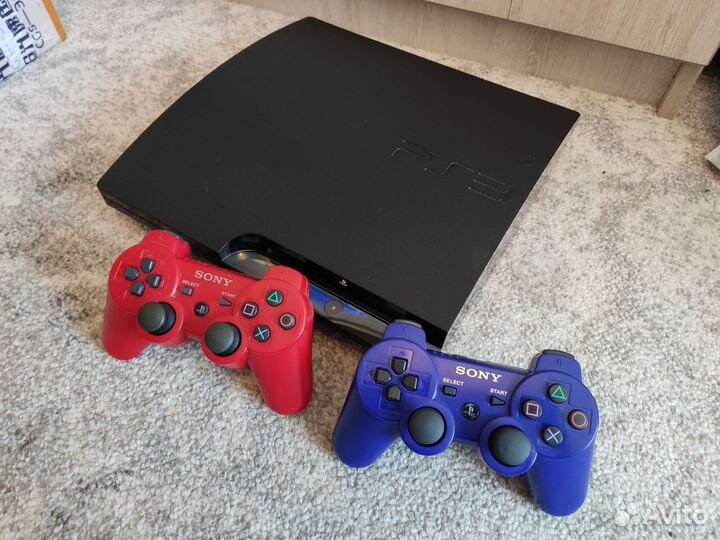 Прошитая PS3 Slim 320Gb+куча игр