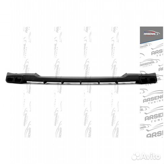 Диффузор на задний бампер для KIA RIO IV