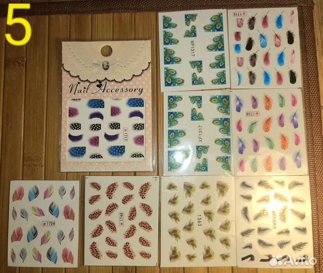 Наклейки для ногтей (слайдеры)
