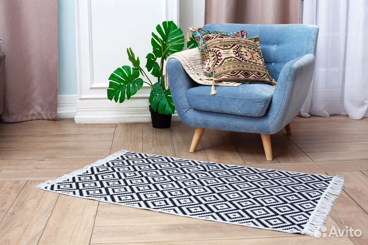 Ковер комнатный из хлопка Турция 80х125