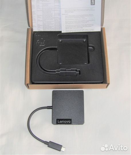 Новый Lenovo USB-C Travel Hub 4X90M60789