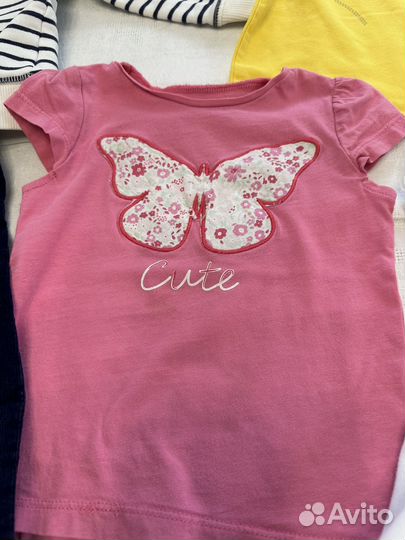 Вещи пакетом для девочки 86 92