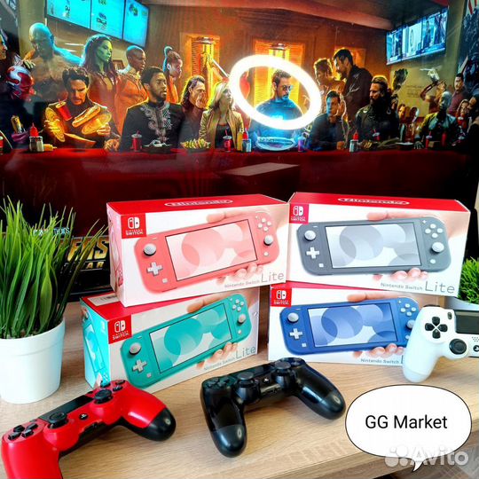 Nintendo Switch Lite(New/любые игры)
