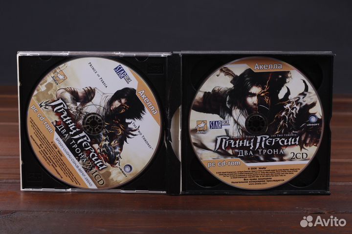 PC Принц Персии Два Трона Акелла Лицензия 3CD