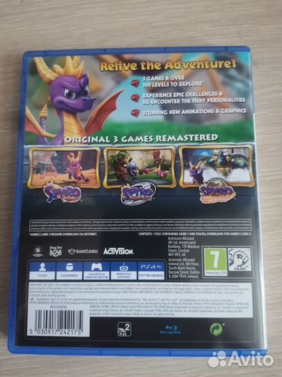Spyro reignited trilogy ps4