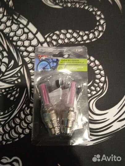 Набор фонариков на ниппель велосипеда