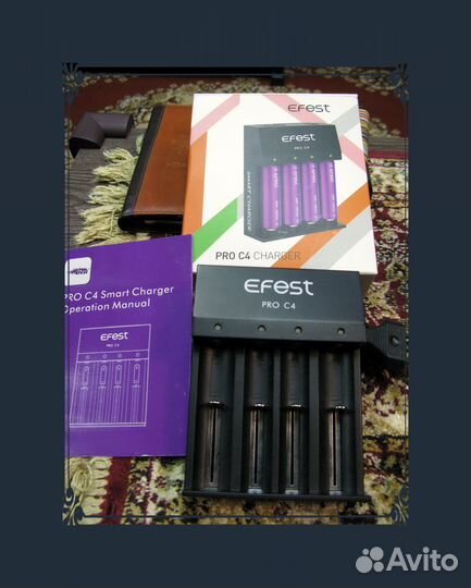 Efest PRO C4. Зарядка