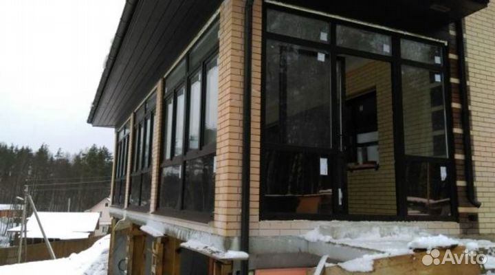 Алюминиевые окна на балкон и террасу