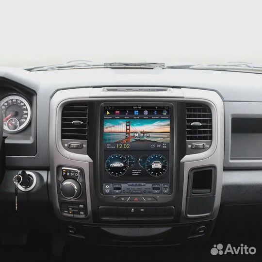 Android в стиле Tesla для dodge RAM 1500 2012-2020