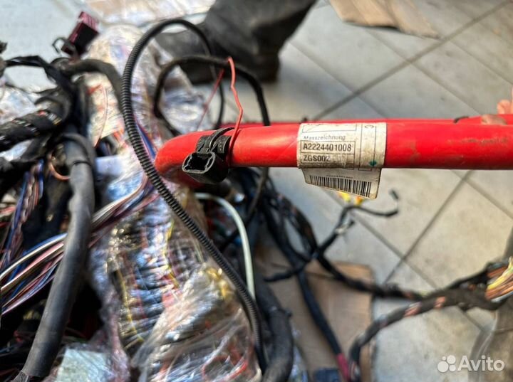 Проводка салона Mercedes-Benz S-Class W222