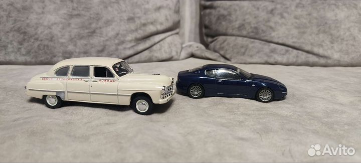 Коллекционные автомобили зим 12А, maseratti, 1:43