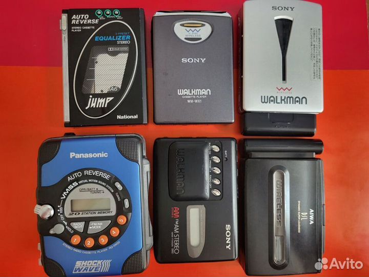 Sony Walkman, Aiwa, Panasonic кассетные плееры