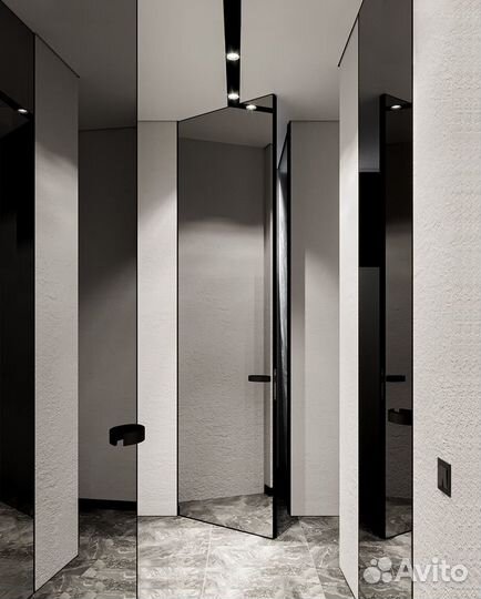 Двери межкомнатные скрытого монтажа invisible