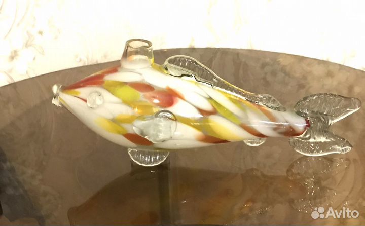 Кувшин из цветного стекла СССР