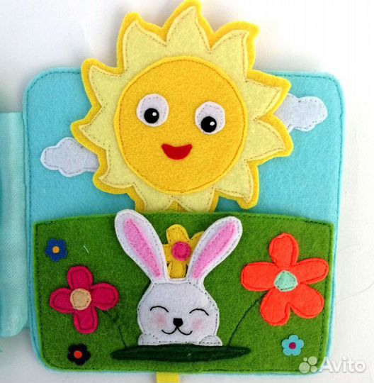 Развивающая книжка из фетра