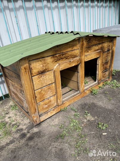 Будка собачья двухкомнатная