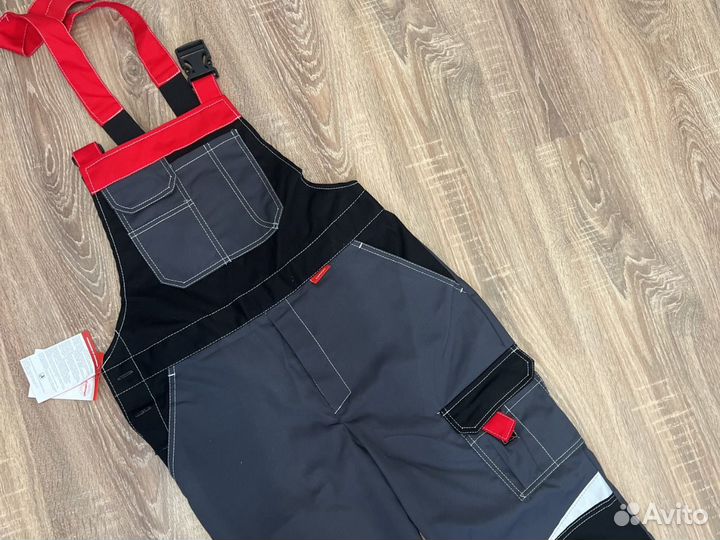 Полукомбинезоны Rodos mega grey. Спецодежда люкс