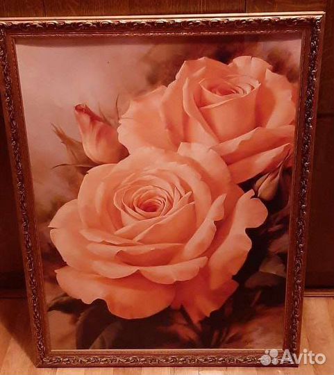 Картина Розы, картина для интерьера, Картина