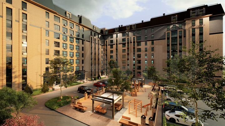 2-к. квартира, 73,5 м², 1/8 эт.