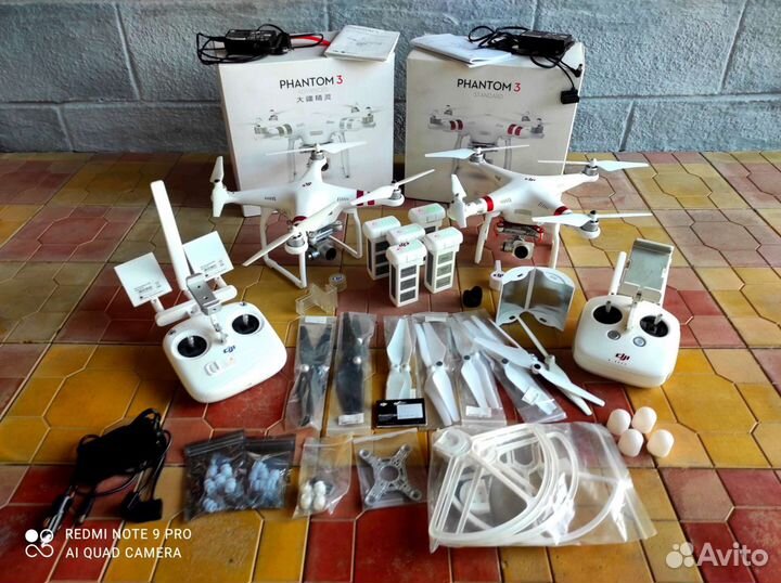 Квадрокоптеры DGI phantom 3 standart и advanced