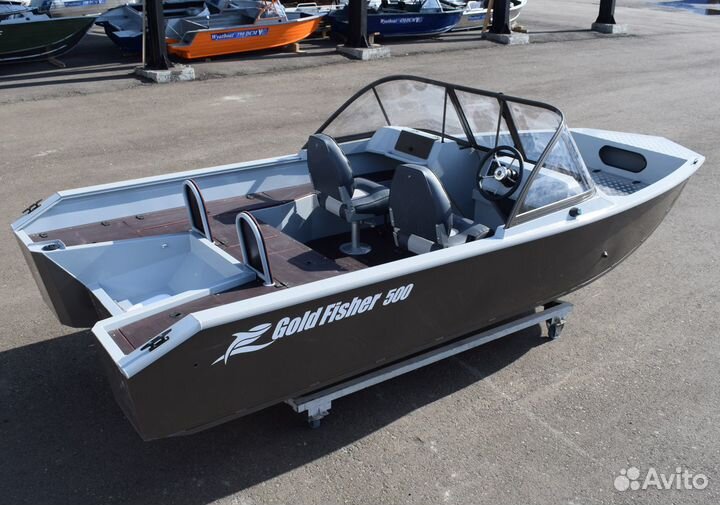 Новая лодка алюминиевая Gold Fisher 500 DCM Fish