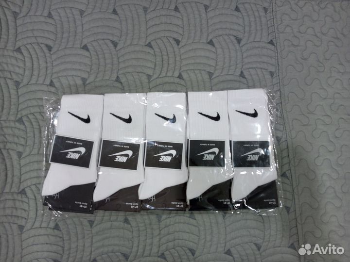 Носки nike белые 10 пар