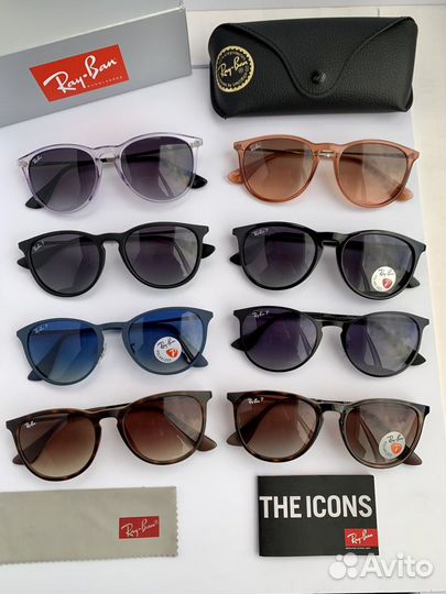 Очки Ray Ban Erika матовые поляризационные