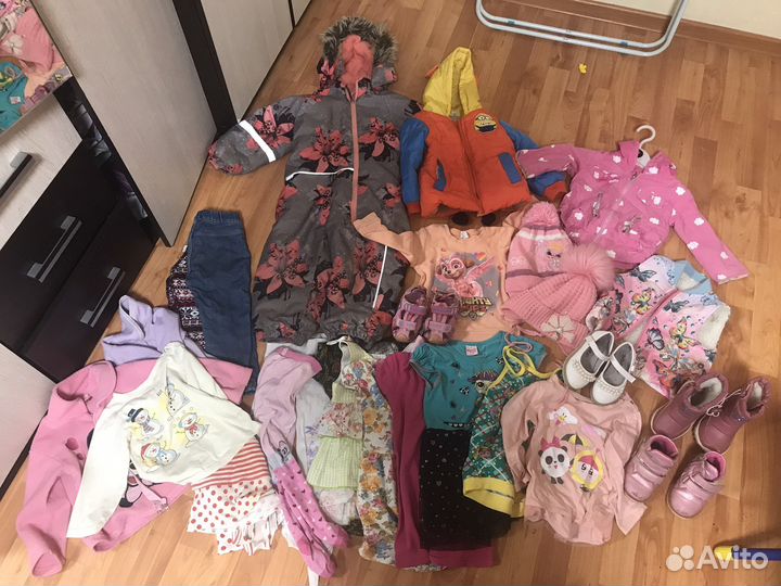 Вещи пакетом для девочки 92 98