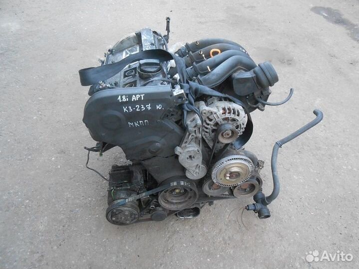 Двигатель 1.8i APT Ауди А4 Б5