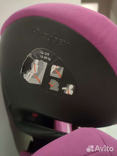 Автокресло Cybex Solution M-fix SL 2/3 (15-36кг)